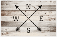 Thumbnail for Personalized Wood Grain Placemat - Arrows - Whitewash Wood -  View