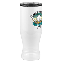 Thumbnail for World's Greatest Dad Pilsner Tumbler (20 oz) - Baseball - Front Right View