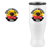 Thumbnail for World's Greatest Dad Pilsner Tumbler (20 oz) - BBQ - Design View