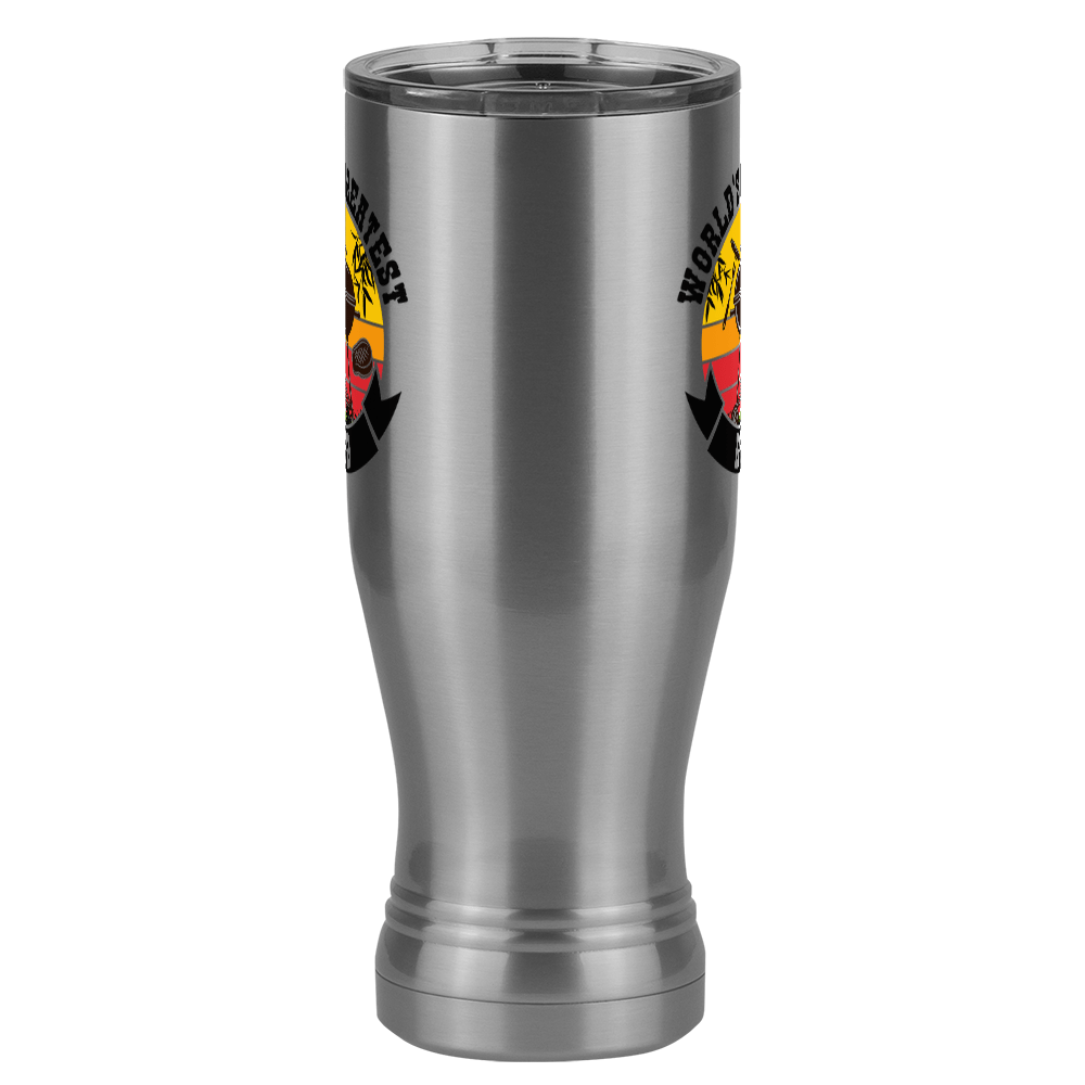 World's Greatest Dad Pilsner Tumbler (20 oz) - BBQ - Front View