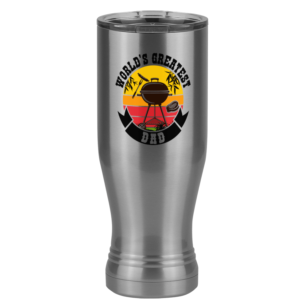 World's Greatest Dad Pilsner Tumbler (20 oz) - BBQ - Right View