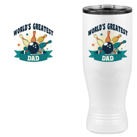 Thumbnail for World's Greatest Dad Pilsner Tumbler (20 oz) - Bowling - Design View