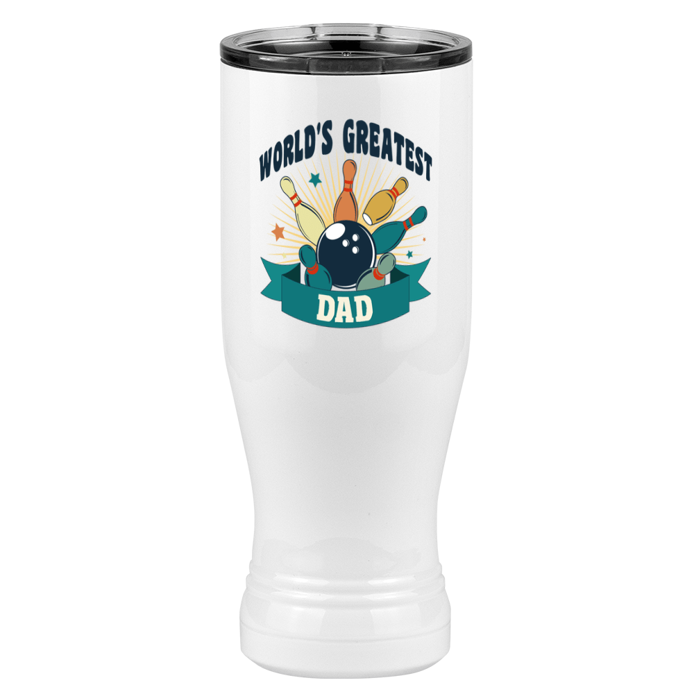 World's Greatest Dad Pilsner Tumbler (20 oz) - Bowling - Left View