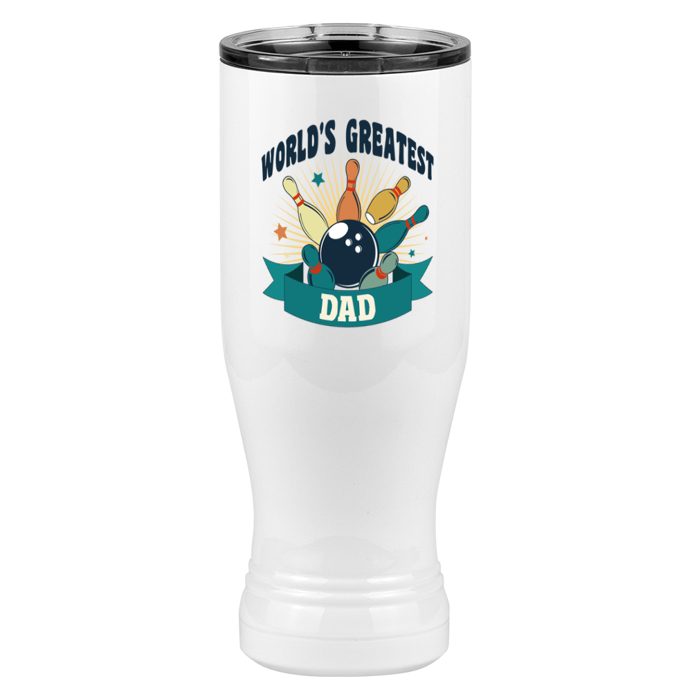 World's Greatest Dad Pilsner Tumbler (20 oz) - Bowling - Right View