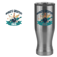 Thumbnail for World's Greatest Dad Pilsner Tumbler (20 oz) - Bowling - Design View