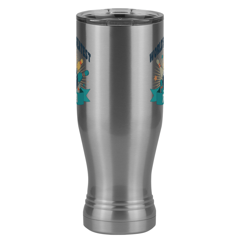 World's Greatest Dad Pilsner Tumbler (20 oz) - Bowling - Front View