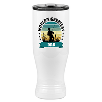 Thumbnail for World's Greatest Dad Pilsner Tumbler (20 oz) - Fishing - Right View