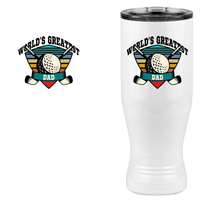 Thumbnail for World's Greatest Dad Pilsner Tumbler (20 oz) - Golf - Design View