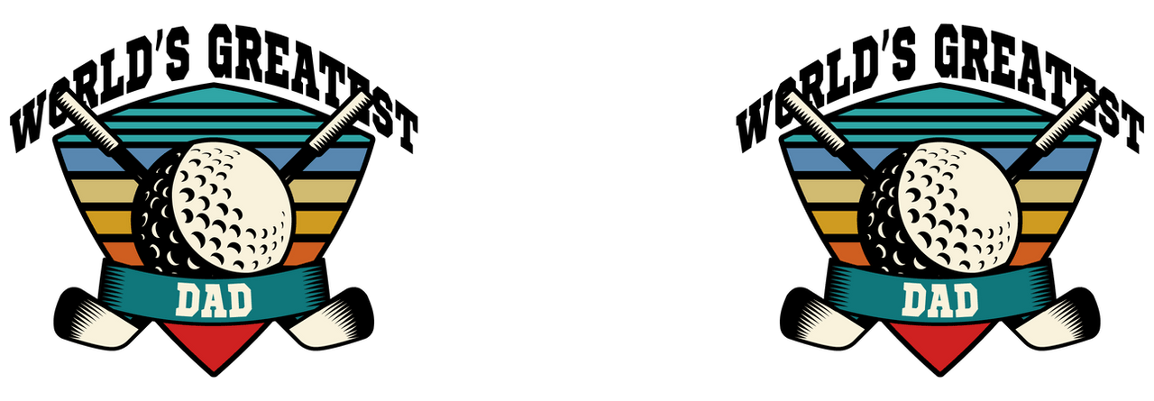 World's Greatest Dad Pilsner Tumbler (20 oz) - Golf - Graphic View