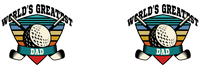 Thumbnail for World's Greatest Dad Pilsner Tumbler (20 oz) - Golf - Graphic View