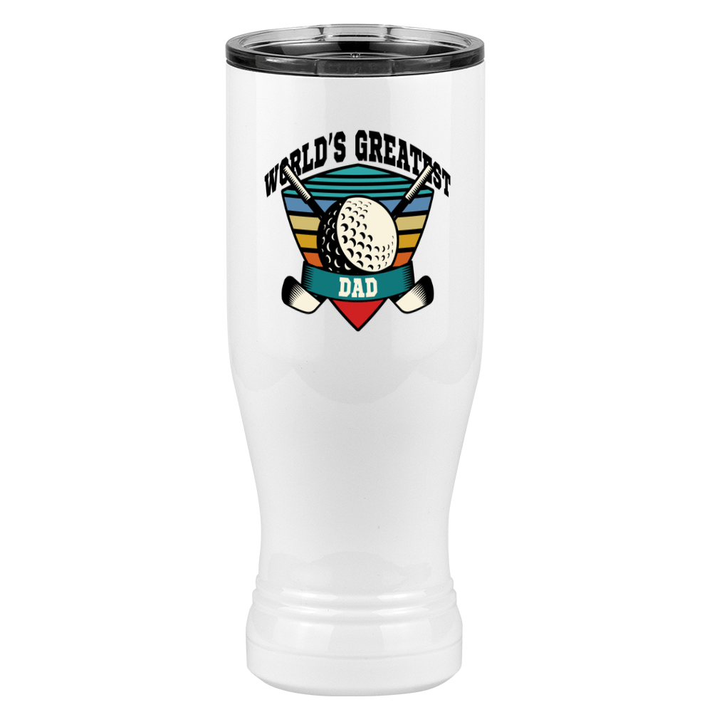 World's Greatest Dad Pilsner Tumbler (20 oz) - Golf - Right View
