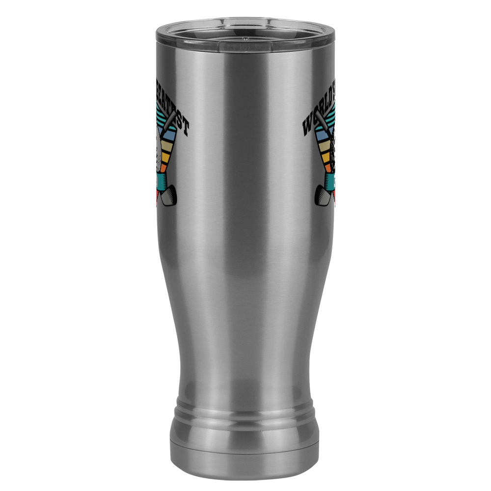 World's Greatest Dad Pilsner Tumbler (20 oz) - Golf - Front View