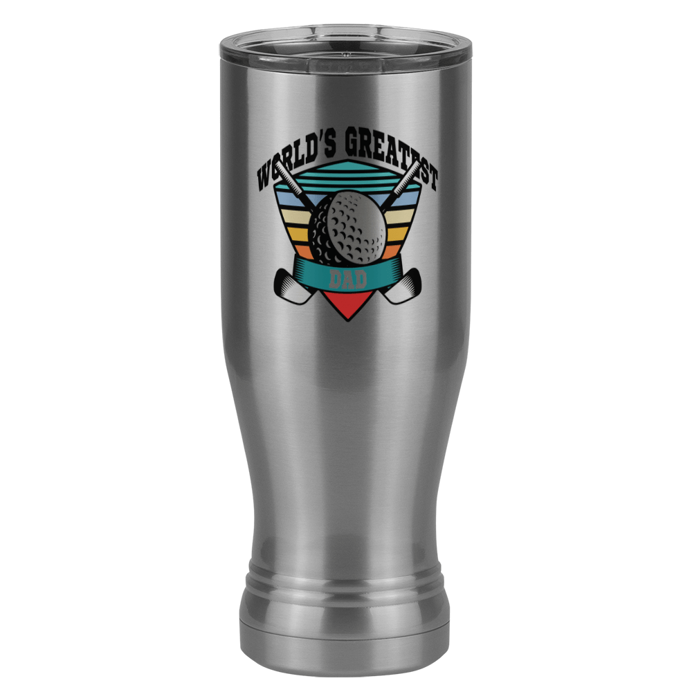 World's Greatest Dad Pilsner Tumbler (20 oz) - Golf - Right View