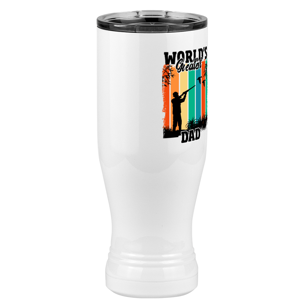 World's Greatest Dad Pilsner Tumbler (20 oz) - Hunting - Front Right View