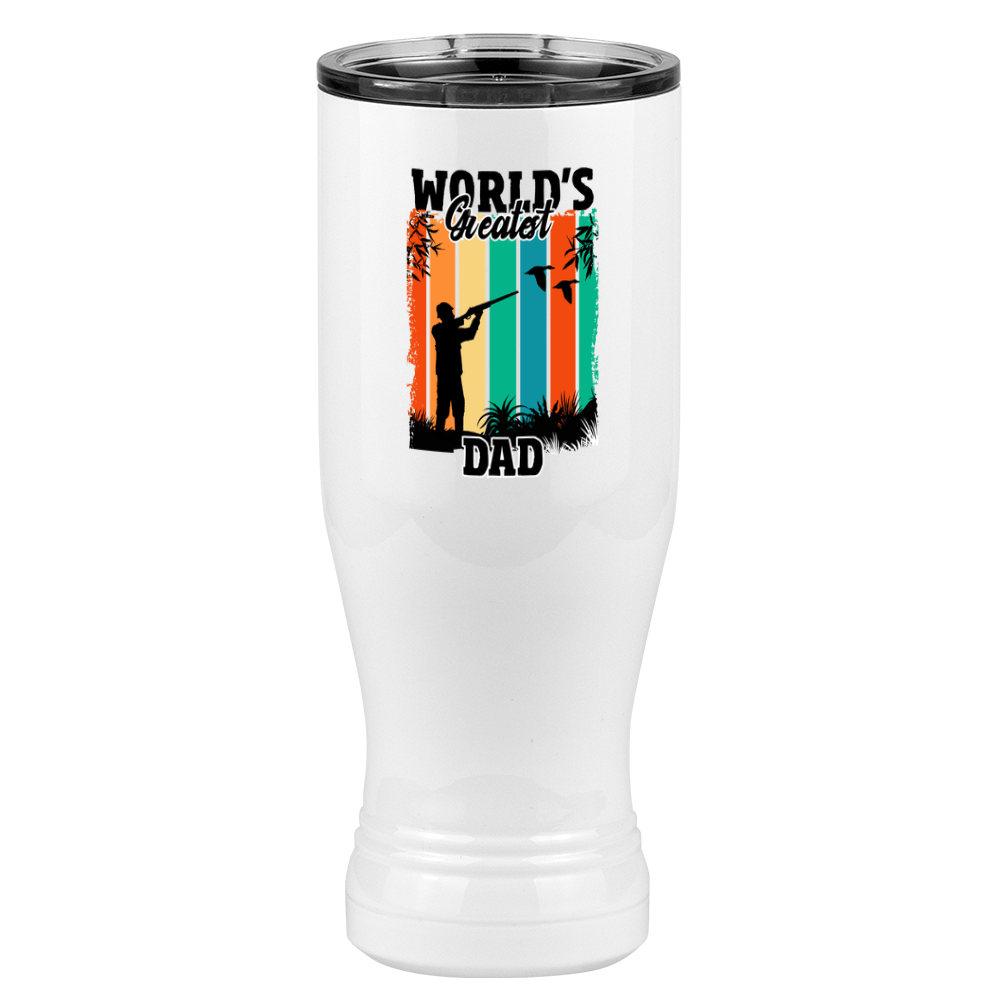 World's Greatest Dad Pilsner Tumbler (20 oz) - Hunting - Right View