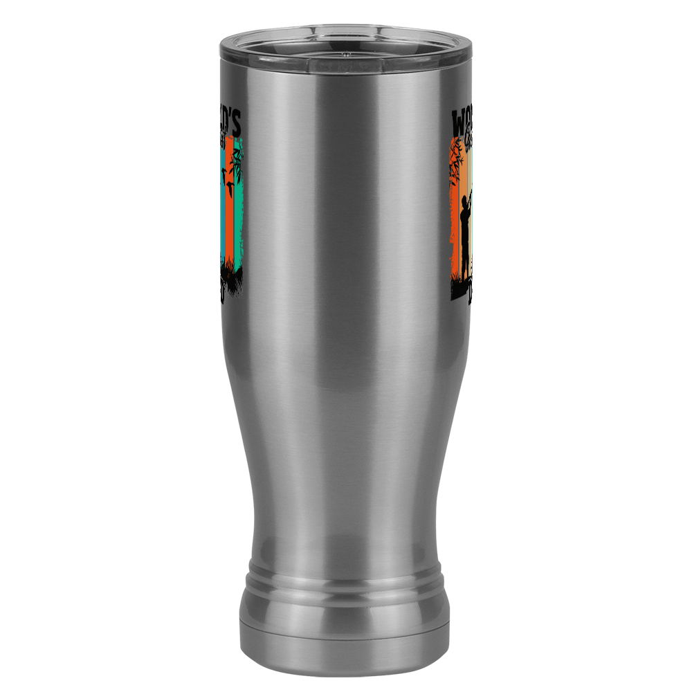 World's Greatest Dad Pilsner Tumbler (20 oz) - Hunting - Front View