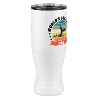 Thumbnail for World's Greatest Dad Pilsner Tumbler (20 oz) - Nature - Front Right View