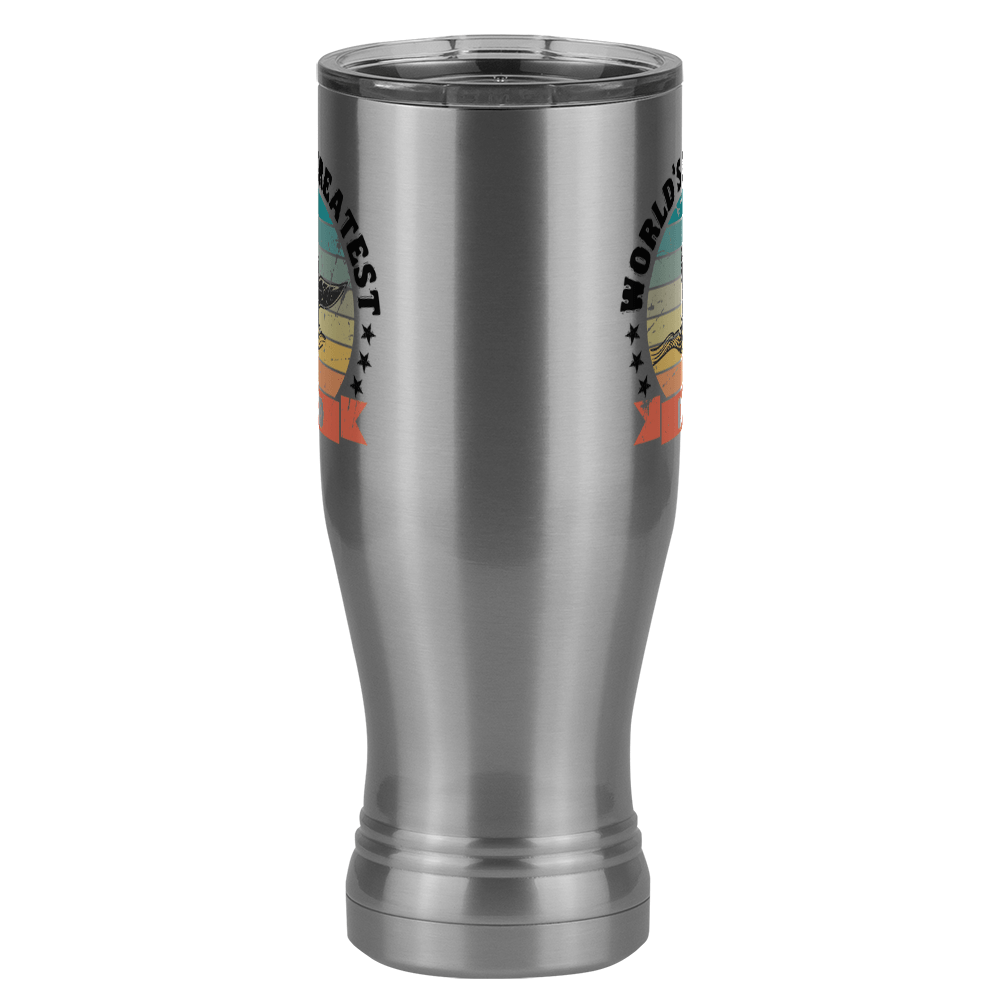 World's Greatest Dad Pilsner Tumbler (20 oz) - Nature - Front View