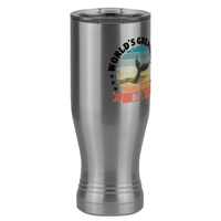 Thumbnail for World's Greatest Dad Pilsner Tumbler (20 oz) - Nature - Front Right View