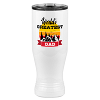 Thumbnail for World's Greatest Dad Pilsner Tumbler (20 oz) - Outdoors - Left View
