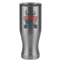 Thumbnail for World's Greatest Dad Pilsner Tumbler (20 oz) - USA Sunglasses - Right View