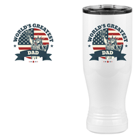 Thumbnail for World's Greatest Dad Pilsner Tumbler (20 oz) - USA Statue of Liberty - Design View