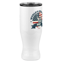 Thumbnail for World's Greatest Dad Pilsner Tumbler (20 oz) - USA Statue of Liberty - Front Right View