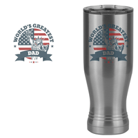 Thumbnail for World's Greatest Dad Pilsner Tumbler (20 oz) - USA Statue of Liberty - Design View