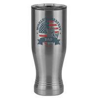 Thumbnail for World's Greatest Dad Pilsner Tumbler (20 oz) - USA Statue of Liberty - Left View