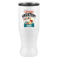 Thumbnail for World's Greatest Dad Pilsner Tumbler (20 oz) - Poker - Left View