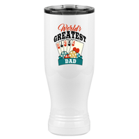 Thumbnail for World's Greatest Dad Pilsner Tumbler (20 oz) - Poker - Right View