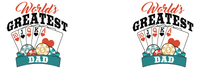 Thumbnail for World's Greatest Dad Pilsner Tumbler (20 oz) - Poker - Graphic View