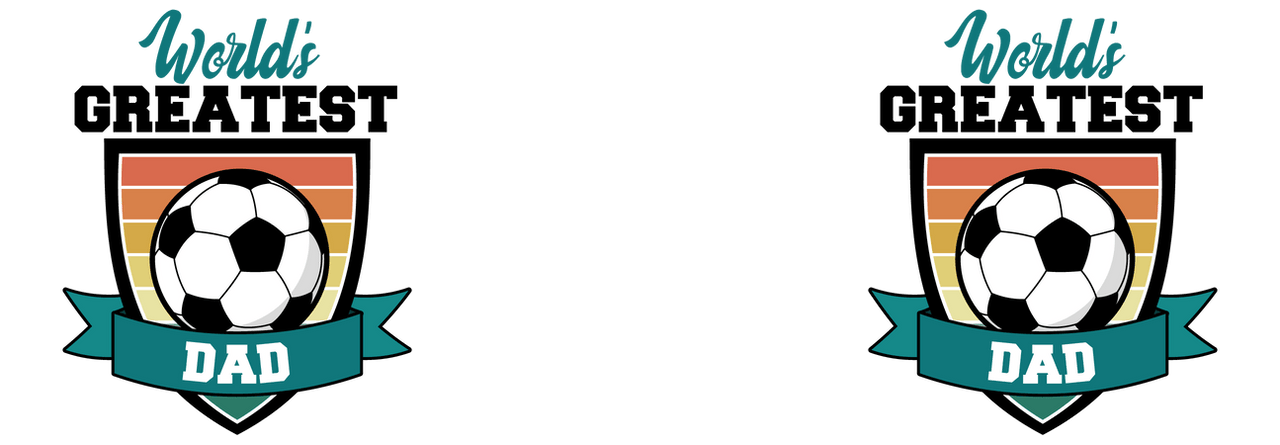 World's Greatest Dad Pilsner Tumbler (20 oz) - Soccer - Graphic View