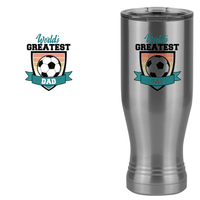 Thumbnail for World's Greatest Dad Pilsner Tumbler (20 oz) - Soccer - Design View