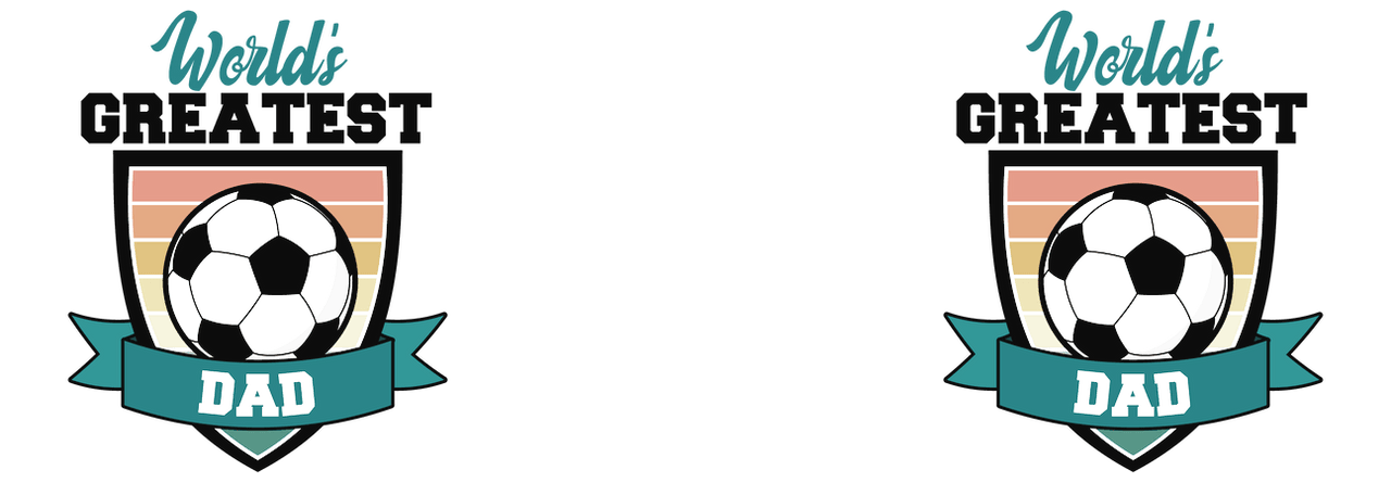 World's Greatest Dad Pilsner Tumbler (20 oz) - Soccer - Graphic View