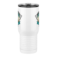 Thumbnail for World's Greatest Dad Travel Coffee Mug Tumbler with Handle (20 oz) - Baseball - Front View