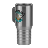 Thumbnail for World's Greatest Dad Travel Coffee Mug Tumbler with Handle (20 oz) - Baseball - Front Left View