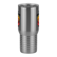 Thumbnail for World's Greatest Dad Travel Coffee Mug Tumbler with Handle (20 oz) - Basketball - Front View