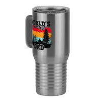 Thumbnail for World's Greatest Dad Travel Coffee Mug Tumbler with Handle (20 oz) - Biking - Front Left View