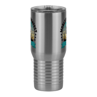 Thumbnail for World's Greatest Dad Travel Coffee Mug Tumbler with Handle (20 oz) - Fishing - Front View