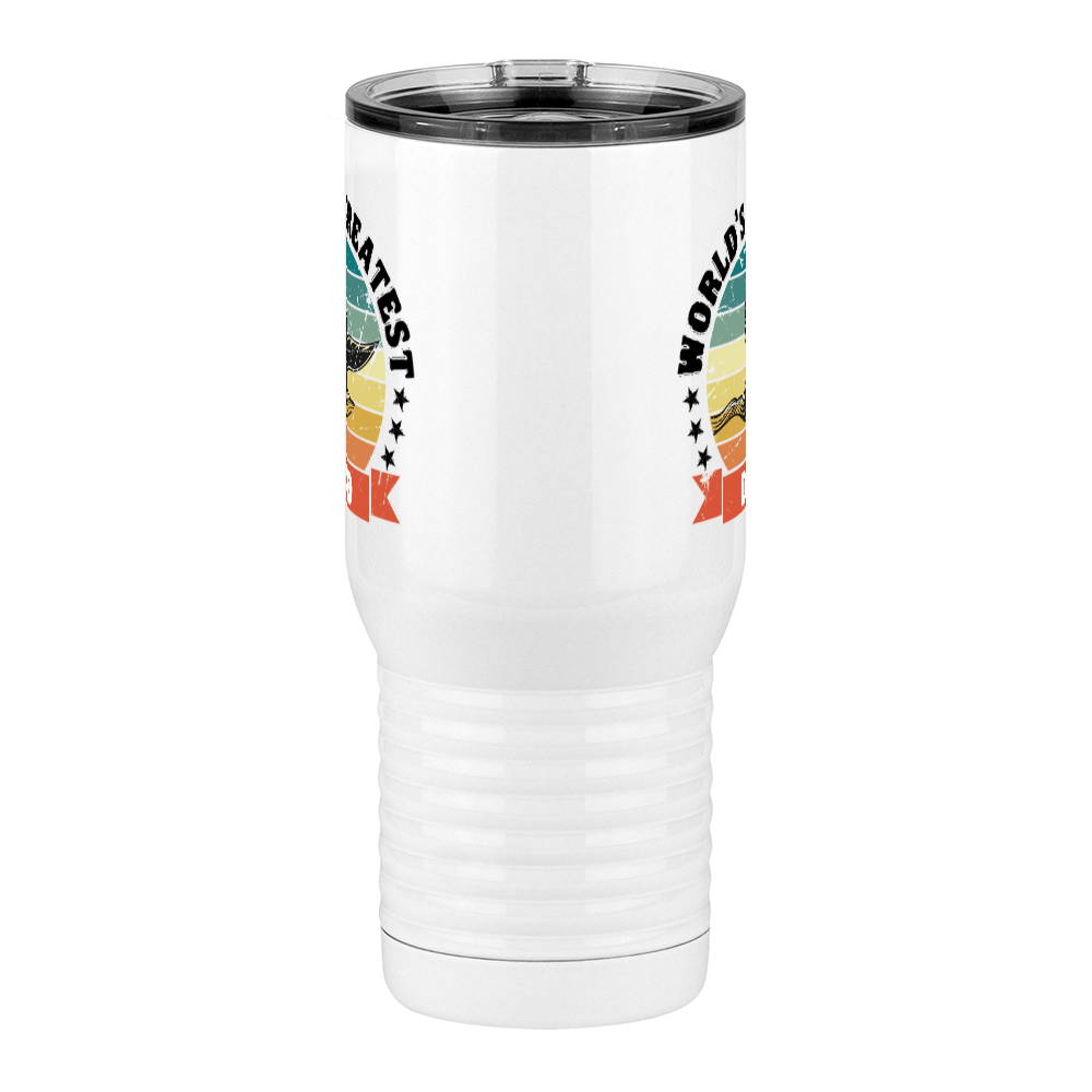 World's Greatest Dad Travel Coffee Mug Tumbler with Handle (20 oz) - Nature - Front View