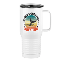 Thumbnail for World's Greatest Dad Travel Coffee Mug Tumbler with Handle (20 oz) - Nature - Right View