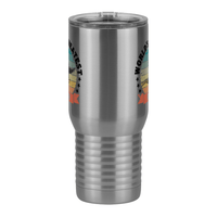 Thumbnail for World's Greatest Dad Travel Coffee Mug Tumbler with Handle (20 oz) - Nature - Front View