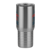 Thumbnail for World's Greatest Dad Travel Coffee Mug Tumbler with Handle (20 oz) - USA Sunglasses - Front View