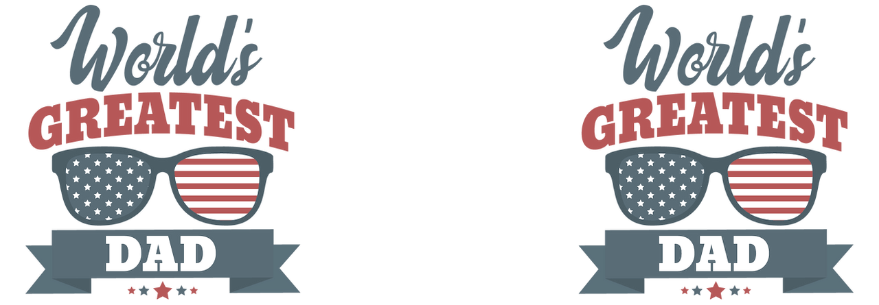 World's Greatest Dad Travel Coffee Mug Tumbler with Handle (20 oz) - USA Sunglasses - Graphic View