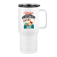 Thumbnail for World's Greatest Dad Travel Coffee Mug Tumbler with Handle (20 oz) - Poker - Right View