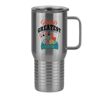 Thumbnail for World's Greatest Dad Travel Coffee Mug Tumbler with Handle (20 oz) - Poker - Right View