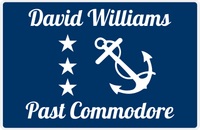 Thumbnail for Personalized Yacht Club Officer Placemat - Past Commodore -  View