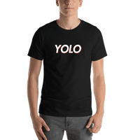 Thumbnail for YOLO T-Shirt - Black - Shirt View