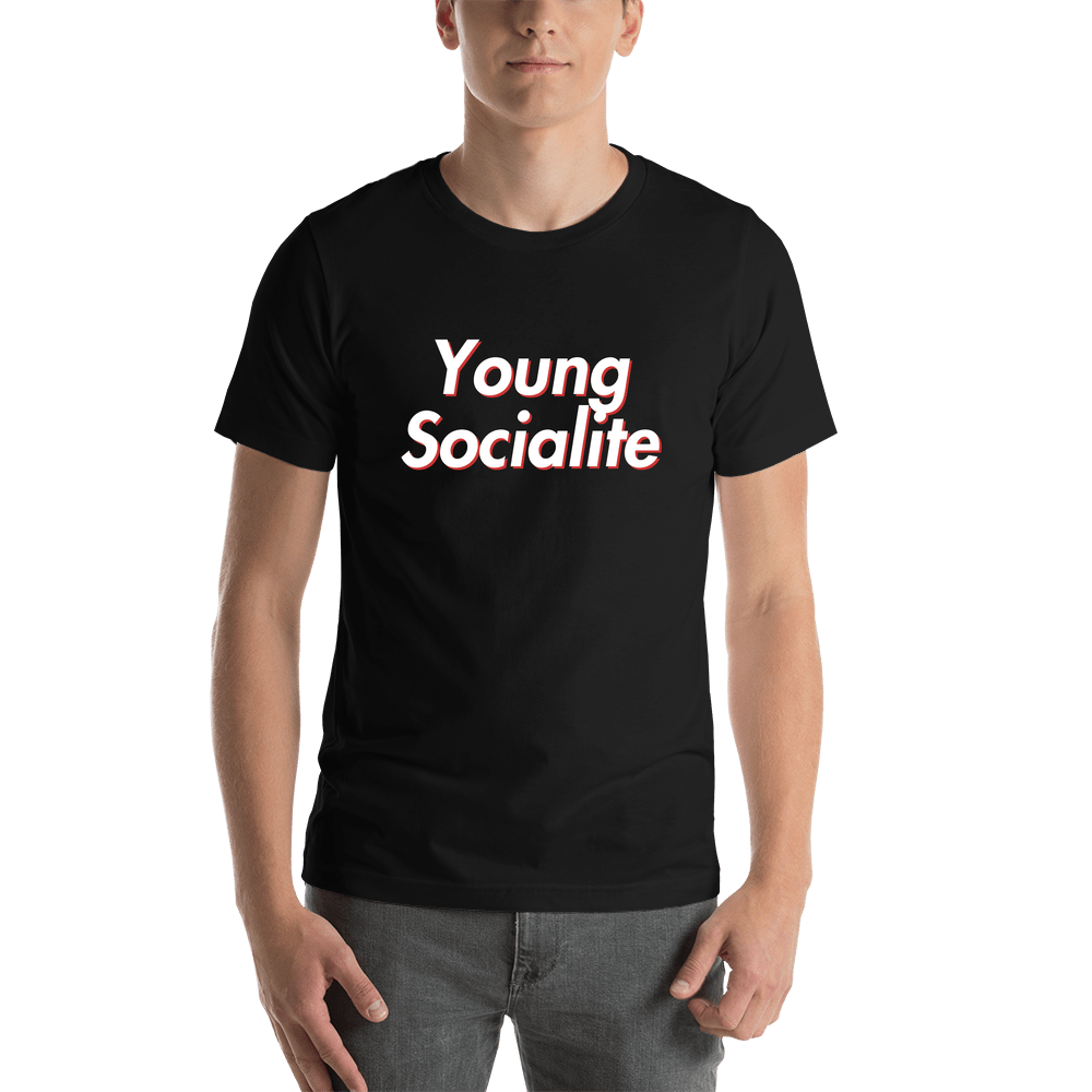 Young Socialite T-Shirt - Black - Shirt View